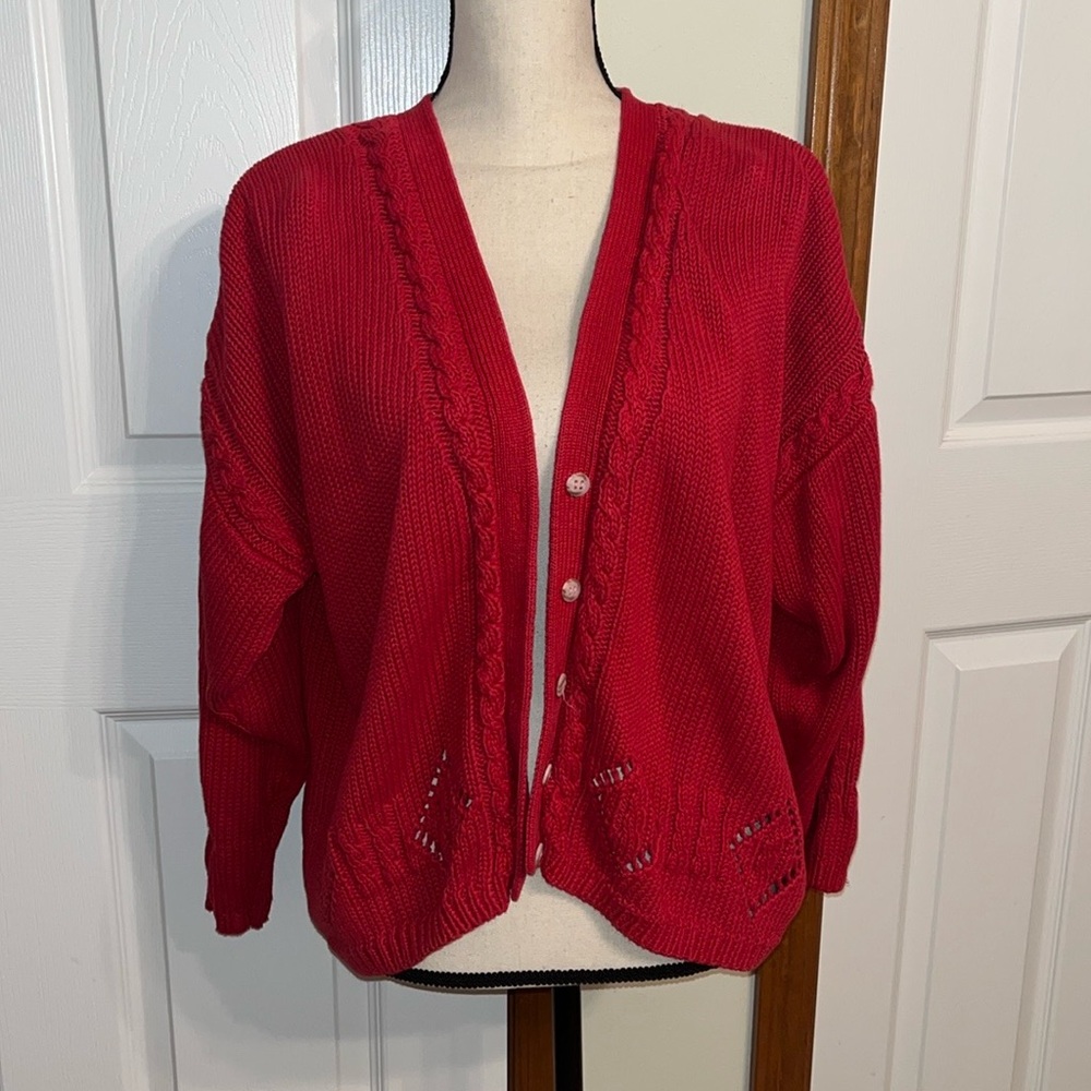 Outback Red Knit Cardigan